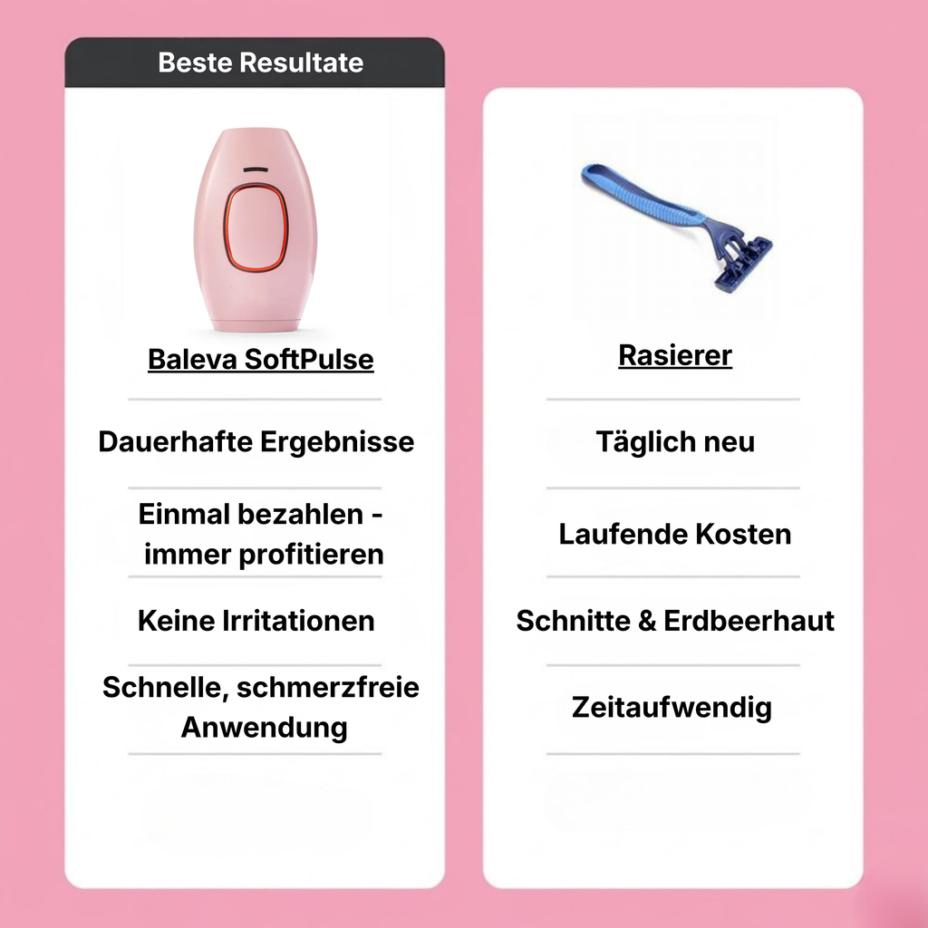 Baleva SoftPulse I Der IPL Haarentferner